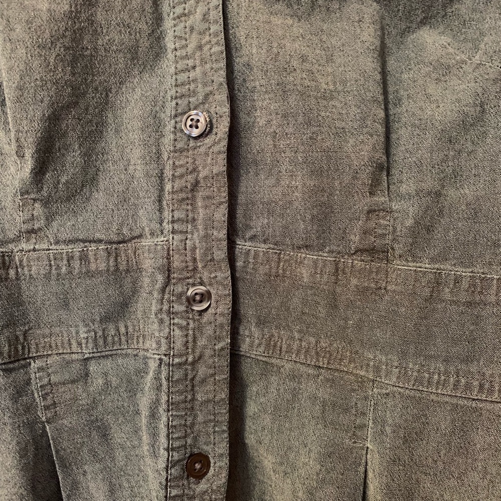 Merona Chambray Denim Shirt Dress - Picture 3 of 8
